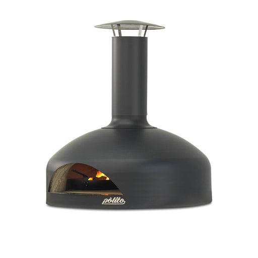 Politio Giotto wood fired pizza oven in black
