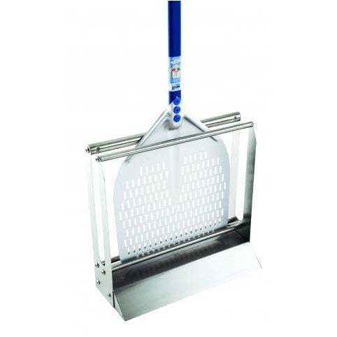 Support in stainless steel for pizza peels