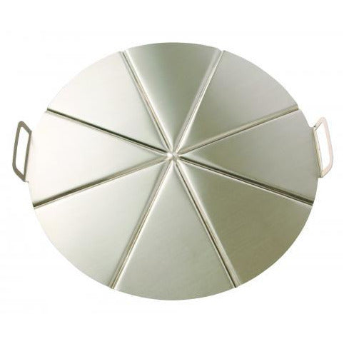 Aluminum tray ø 19'', 8 portions
