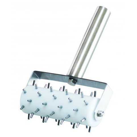 Roller docker with stainless steel handle and pins