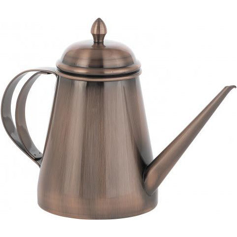 Copper-effect stainless steel oil can 20 oz
