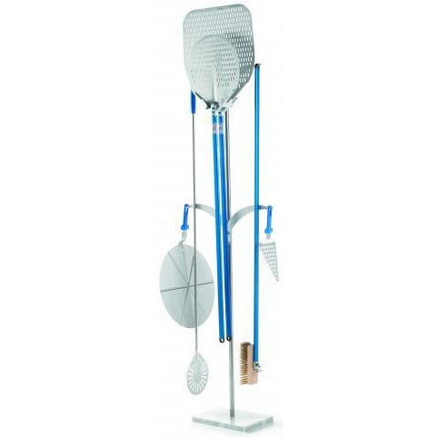 Free-standing peel with marble base - 6 slots
