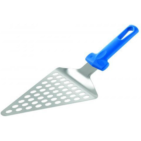 Small inox triangular peel perforated