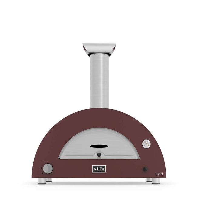 Alfa Pizza Ovens Silver Grey Alfa Brio Wood Fired Pizza Oven